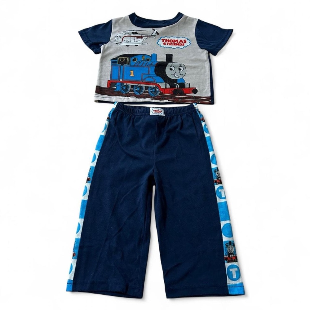 Vintage Y2K Thomas & Friends Boys Shirt And Pants Outfit Size 2T